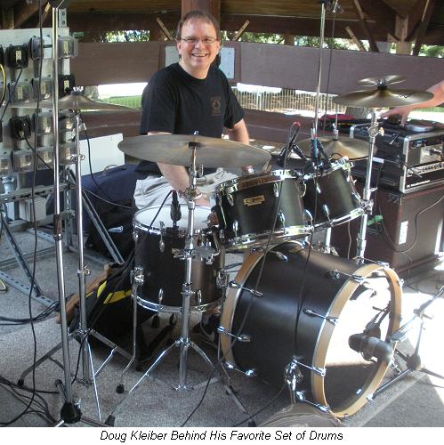 Doug Kleiber Behind Drums